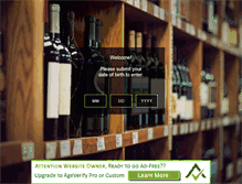 Tablet Screenshot of napleswinecollection.com